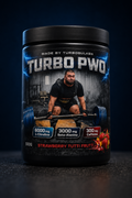 Turbo PWO – Pre-workout 500 g, 25 doser, Strawberry Tutti Frutti - FRI FRAKT!