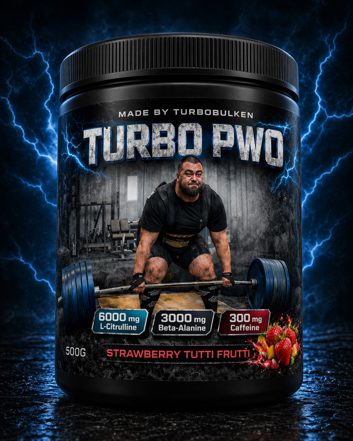 Turbo PWO – Strawberry Tutti Frutti Pre-Workout